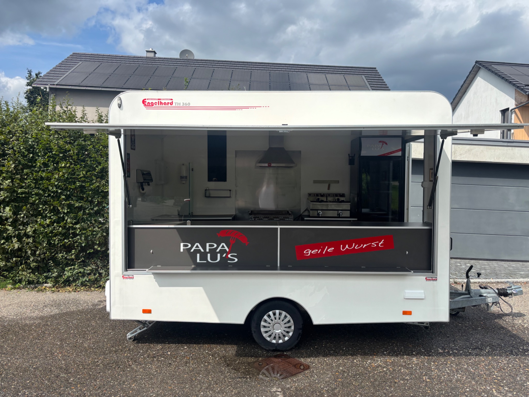 Grillwagen Seitenansicht